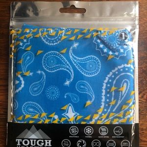 Tough Headwear Face Head Protection Bandana Blue